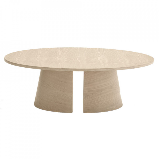 Masa de cafea maro deschis din lemn 110 cm Cep Teulat