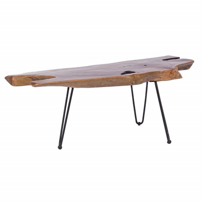 Masa de cafea maro din lemn 40x100 cm Adanya Bizzotto