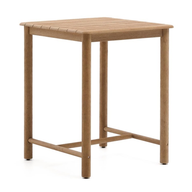 Masa dining exterior maro din lemn 78x78 cm Sori Kave Home