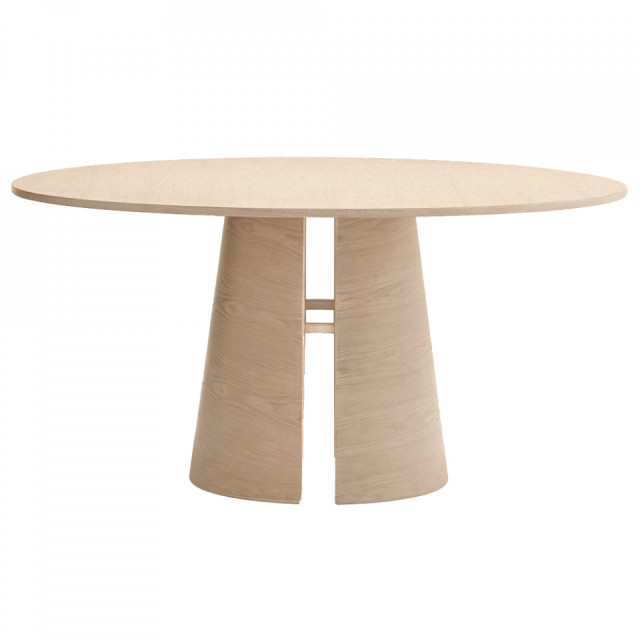 Masa dining maro deschis din lemn 157 cm Cep Teulat
