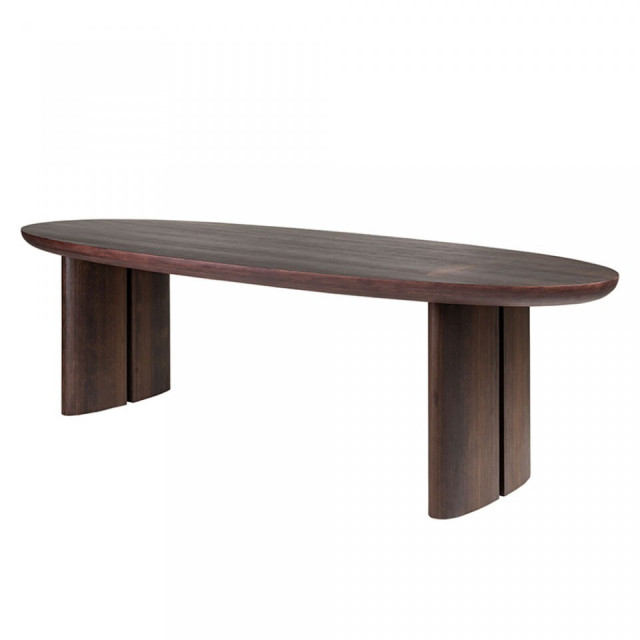 Masa dining maro din lemn 105x330 cm Durban Versmissen