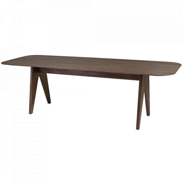 Masa dining maro din lemn 90x200 cm Isoko Versmissen