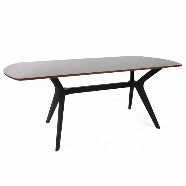 Masa dining maro/neagra 88x178 cm Ares The Home Collection