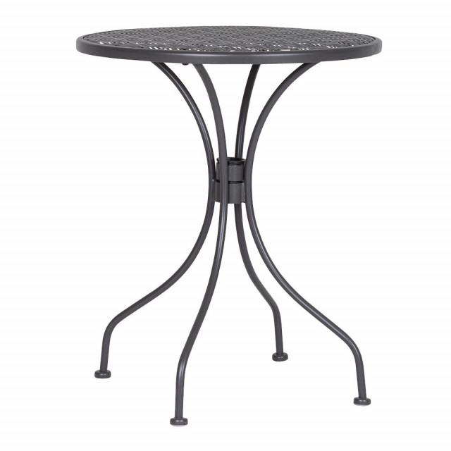 Masuta pentru exterior gri carbune din otel 60 cm Lizette Bizzotto