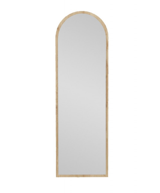 Oglinda de podea ovala crem din lemn 50x160 cm Emma The Home Collection