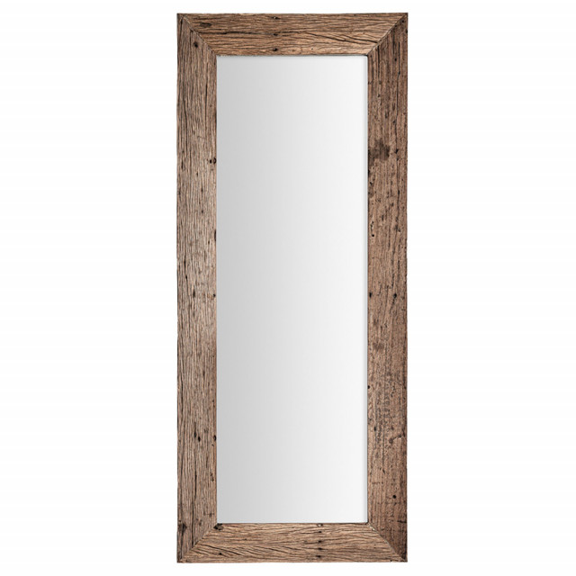 Oglinda dreptunghiulara maro din lemn de pin 89x210 cm Samsun Vical Home