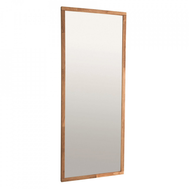 Oglinda dreptunghiulara maro din lemn de stejar 60x150 cm Confetti Rowico Home