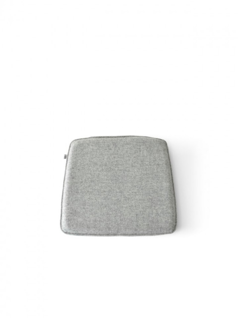 Perna gri deschis dreptunghiulara pentru sezut din textil si spuma 35x39 cm String Cushion Audo Copenhagen