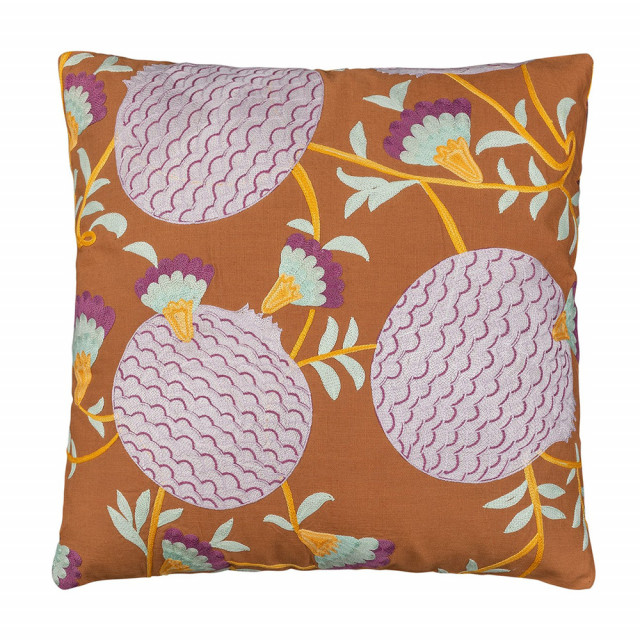 Perna patrata multicolora din textil 50x50 cm Suzani Iammi Versmissen
