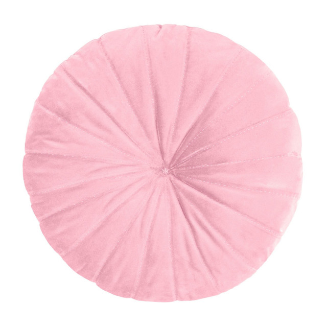 Perna rotunda roz din poliester 40 cm Ollie Homla