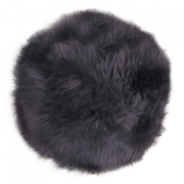 Perna sezut gri din fibre naturale 35 cm Lambskin House Nordic