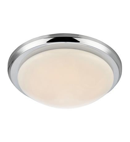 Plafoniera alba/argintie din plastic cu LED Rotor Markslojd