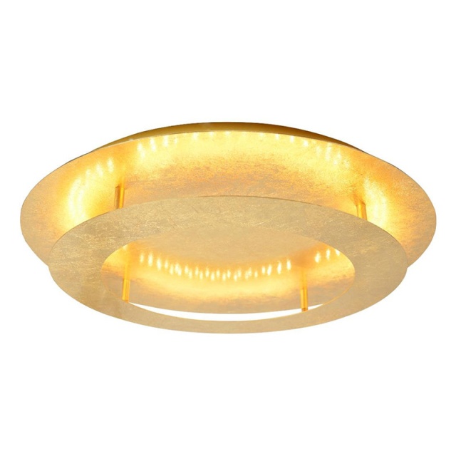 Plafoniera aurie din metal cu LED Merle Candellux