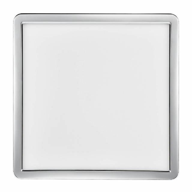 Plafoniera LED alba/argintie Oja Square Nordlux