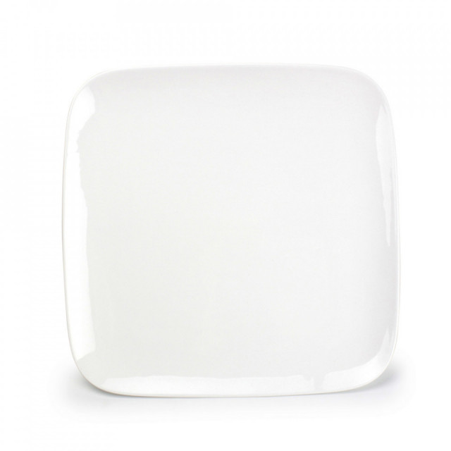 Platou alb din portelan 31,2x31,2 cm Match Aerts