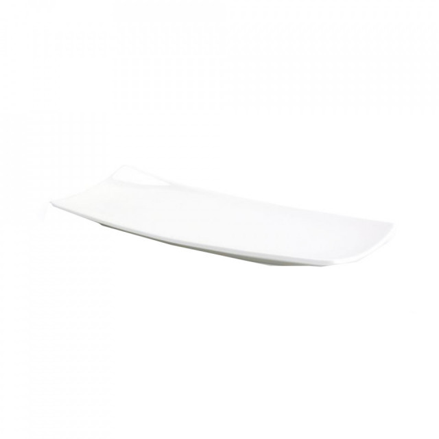 Platou servire alb din portelan 11x25 cm Appetite Aerts