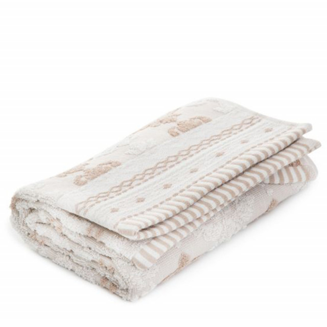 Prosop crem din bumbac 70x130 cm Jessa Homla