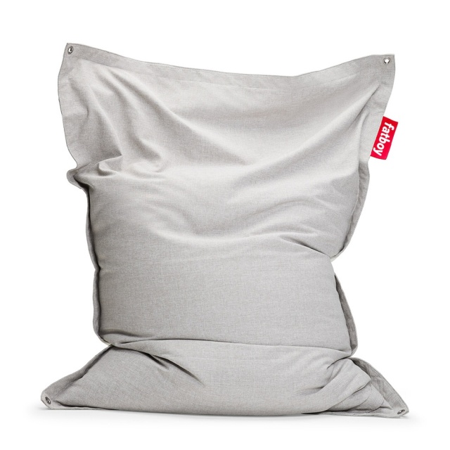 Puf dreptunghiular exterior gri din textil 134x180 cm Original Floatzac Fatboy