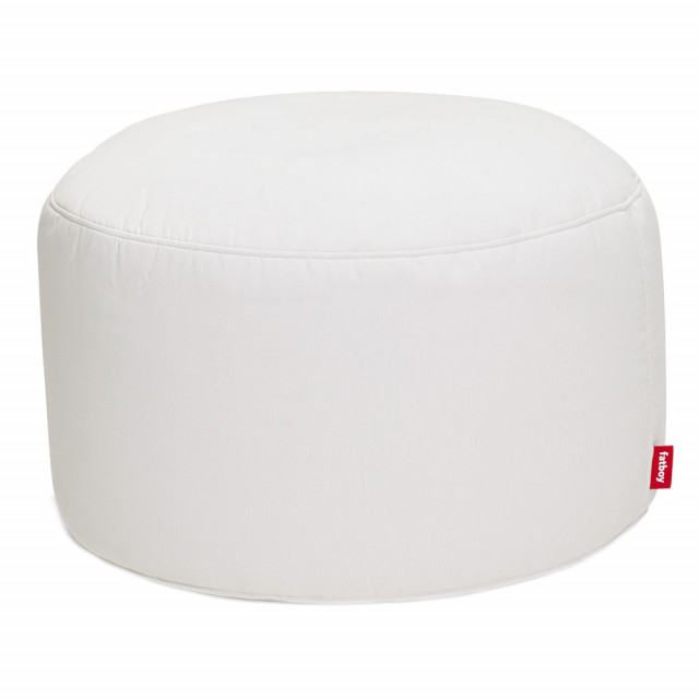 Puf exterior rotund alb din olefina 70 cm Point Fatboy