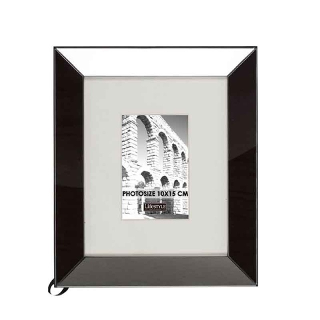 Rama foto neagra din sticla 27x31 cm Smoke S LifeStyle Home Collection