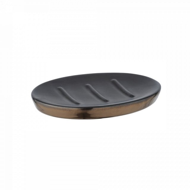 Savoniera negra/aramie din ceramica 10x12 cm Brandol Wenko