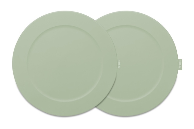 Set 2 protectii masa verzi din fibre sintetice 36 cm Dinner Fatboy