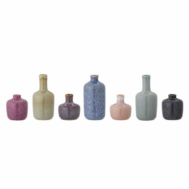 Set 7 vaze multicolore din ceramica Maien Bloomingville