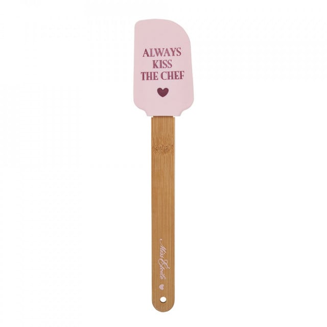 Spatula multicolora din bambus Always Kiss The Chef Miss Etoile