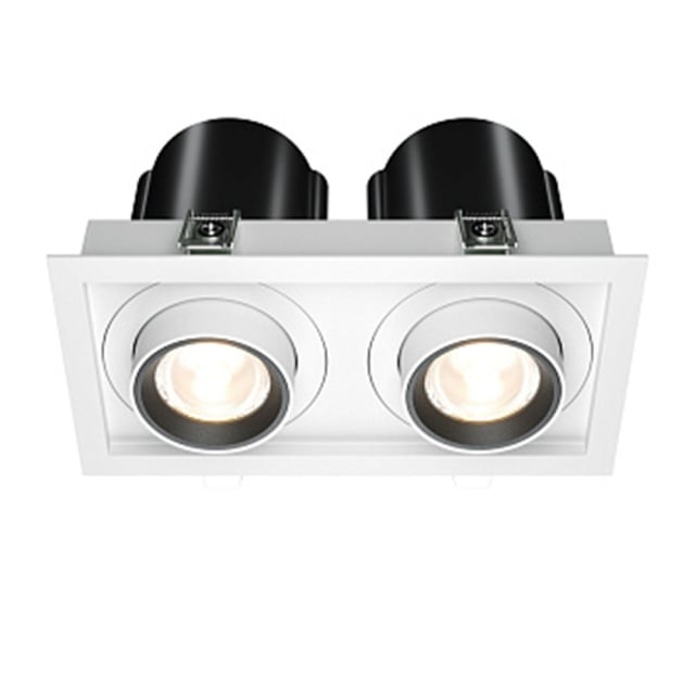 Spot alb din metal cu LED Hidden 2 Maytoni