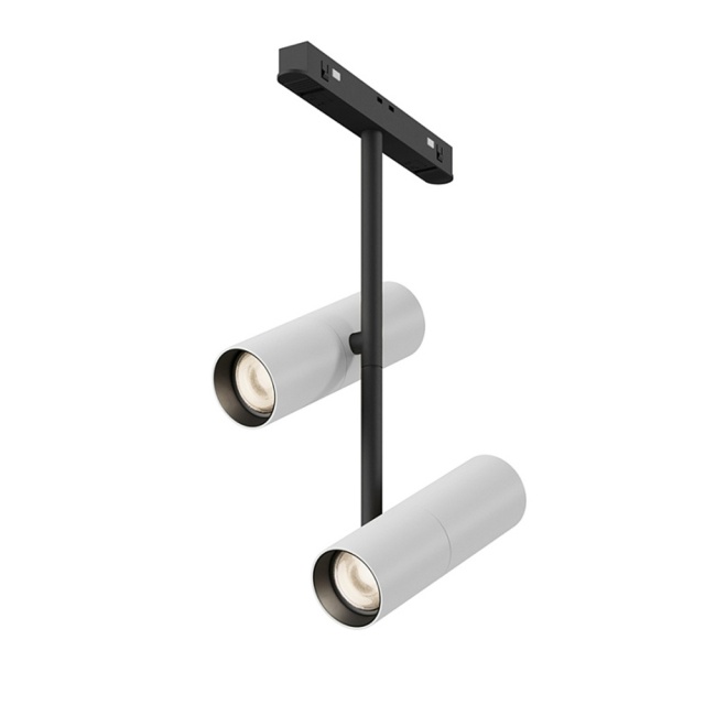 Spot alb/negru din metal cu LED Elti Duo Exility Maytoni