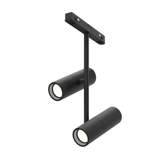 Spot negru din metal cu LED Elti Duo Exility Maytoni