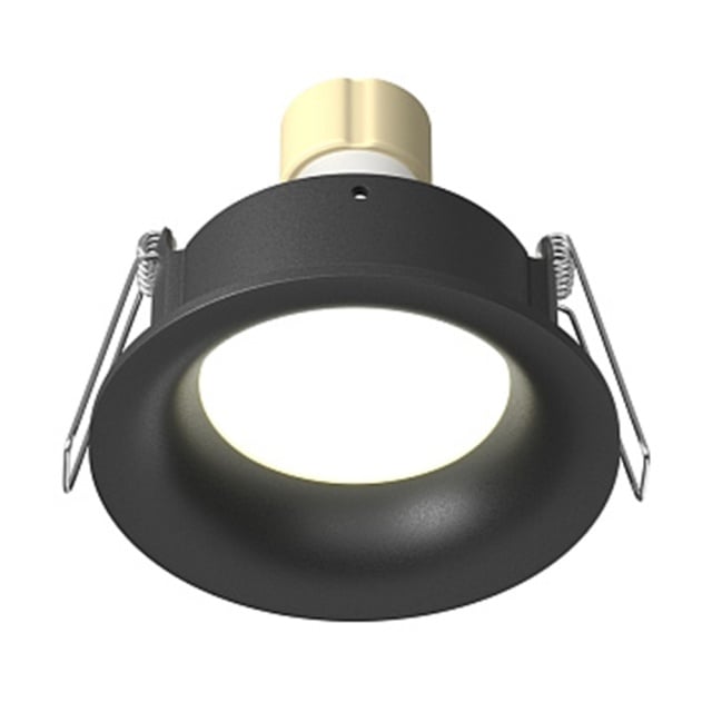 Spot negru din metal Downlight Slim Maytoni