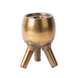 Suport lumanare auriu din metal 9 cm Taloga Lifestyle Home Collection