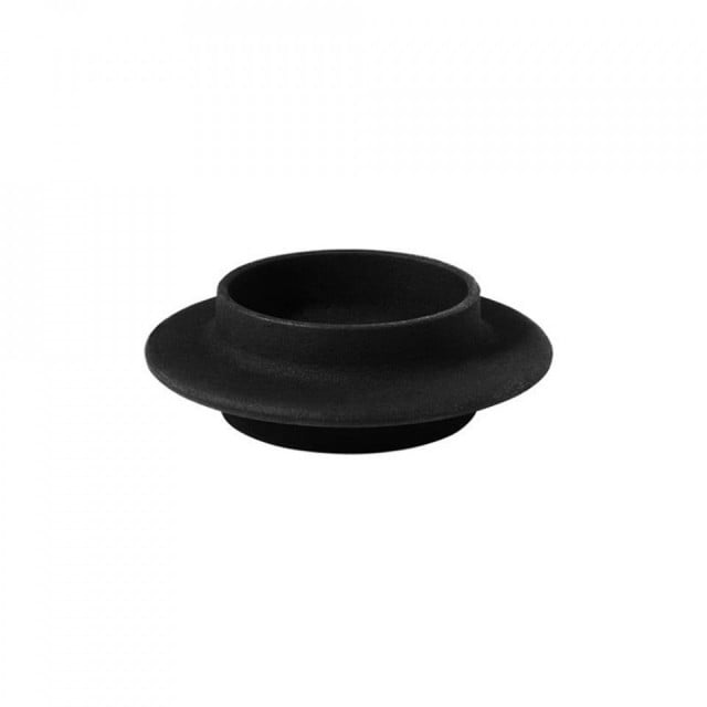 Suport lumanare negru din metal 4 cm Heima Block Normann Copenhagen