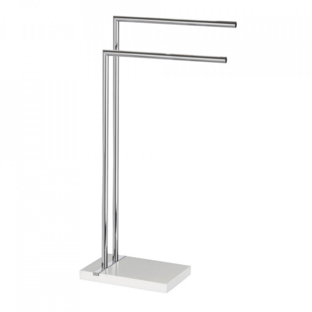Suport prosoape argintiu/alb din metal 46 cm Noble Wenko