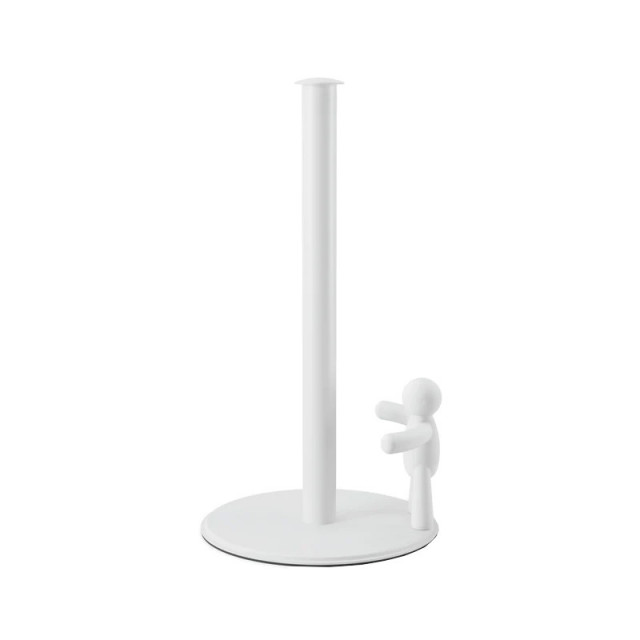 Suport servetele de bucatarie alb din plastic Buddy Umbra