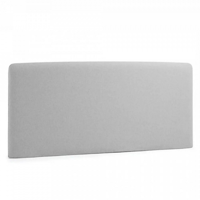 Tablie pat gri din lemn si textil 168 cm Dyla Kave Home
