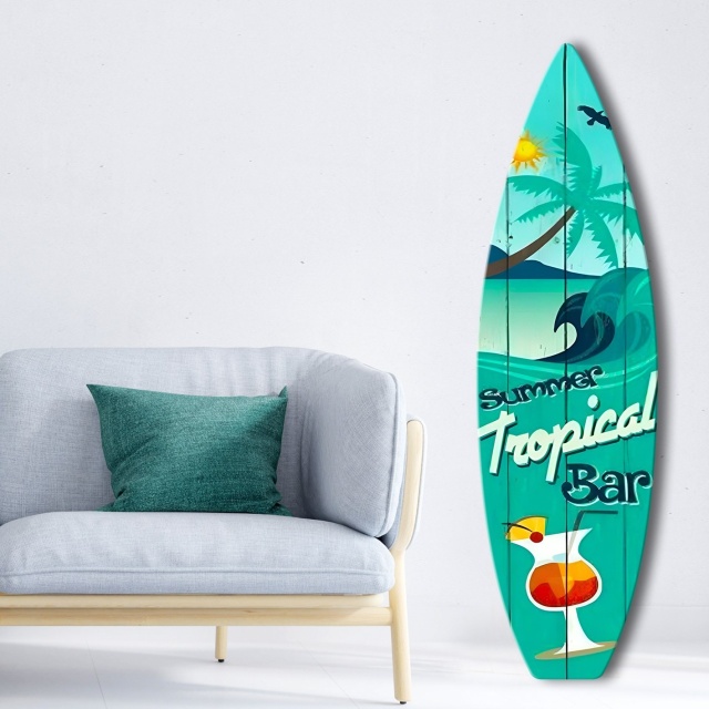 Tablou multicolor 40x140 cm Tropical The Home Collection