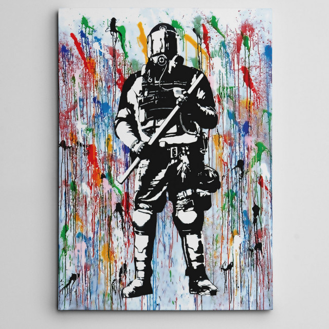 Tablou multicolor din bumbac 50x70 cm Soldier The Home Collection