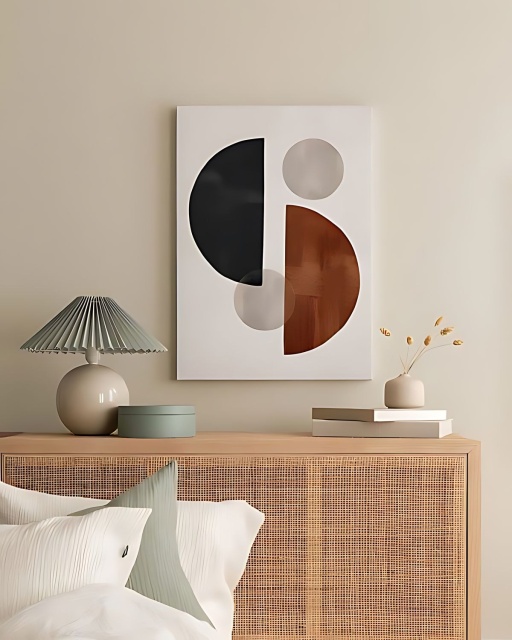 Tablou multicolor din fibre naturale 40x60 cm Artcanvas87 The Home Collection