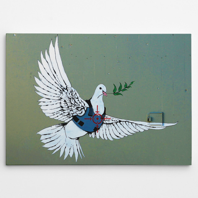 Tablou multicolor din fibre naturale 70x100 cm Pigeon The Home Collection