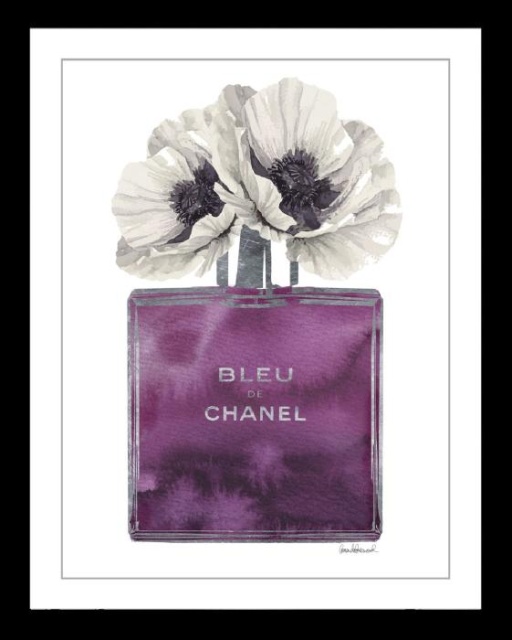 Tablou multicolor din sticla 70x90 cm Perfume Violet C Ter Halle