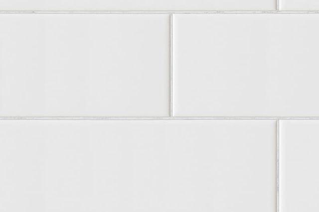 Tapet alb din hartie Oblong Tiles White Rebel Walls