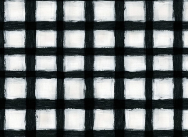 Tapet alb negru din hartie Painted Square Rebel Walls