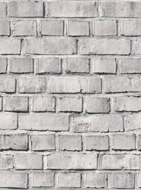Tapet maro din hartie cu fibre de nailon Bricks Ash Rebel Walls