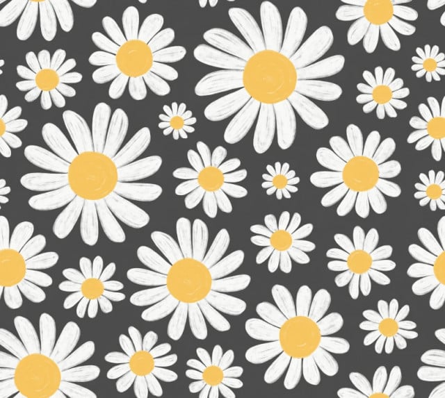 Tapet multicolor din hartie Dashing Daisies Rebel Walls