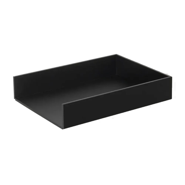 Tava pentru scrisori neagra din lemn 24x33 cm Letter Ferm Living