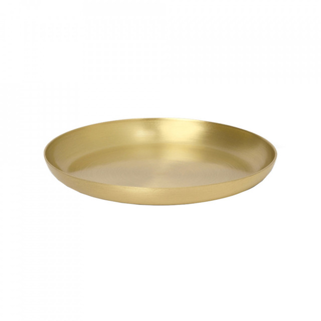 Tava rotunda aurie din metal 9 cm Basho Ferm Living