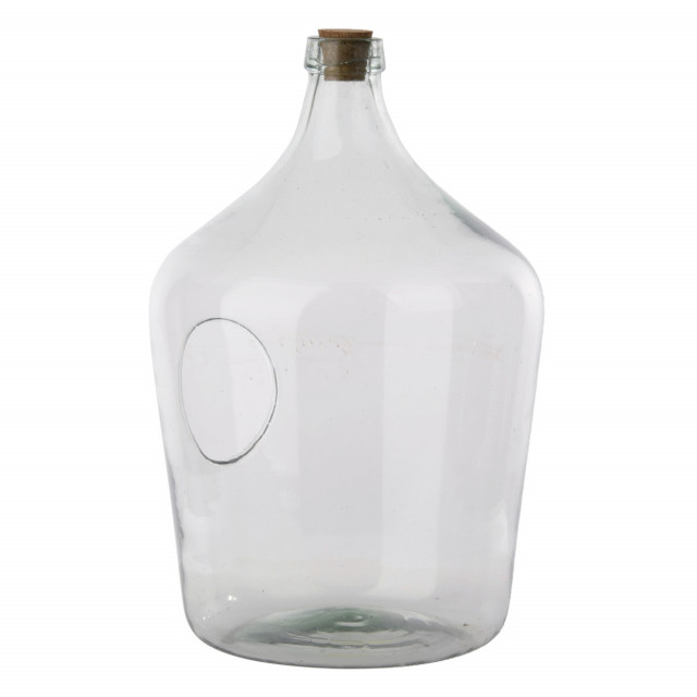 Terariu transparent din sticla si pluta Open 10 L Esschert Design