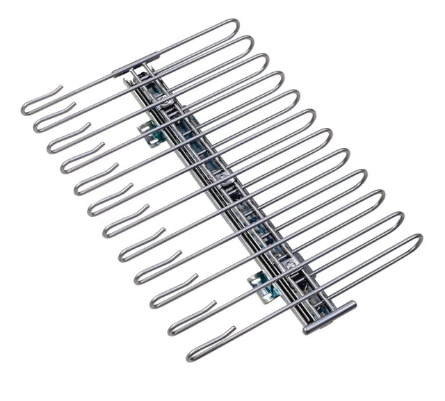 Umeras extensibil pentru pantaloni argintiu din metal Taga Wenko